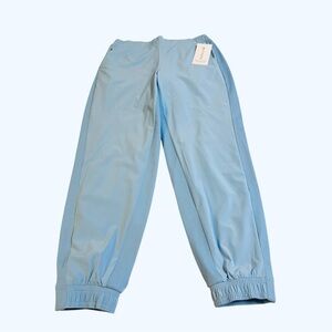 NWT Athleta Brooklyn Lined Jogger Blue Pants Size 8 Athleisure Athletic
